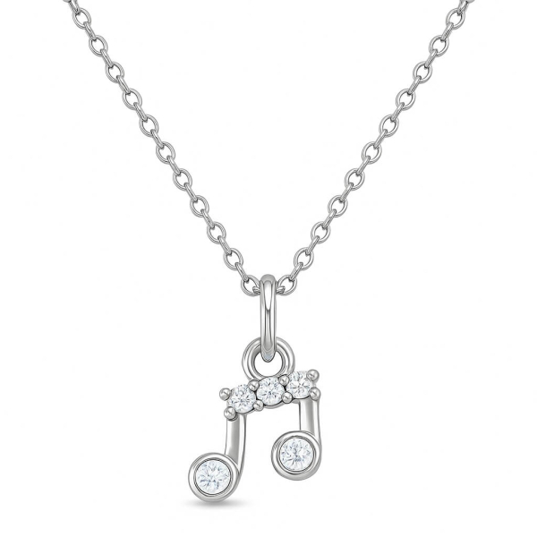 Ланцюжок з підвіскою ""Срібна мелодія"