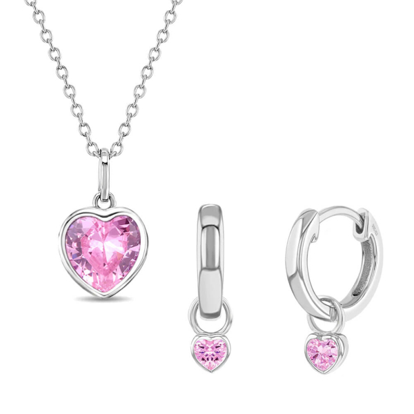 Сет "Разом" / з рожевими фіанітами